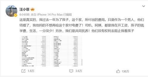 汪小菲爆料账单最新消息,最新爆料揭露惊人内幕！”